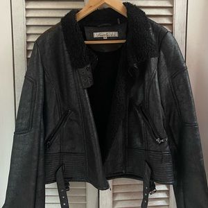 Kenneth Cole Moto Jacket Size M